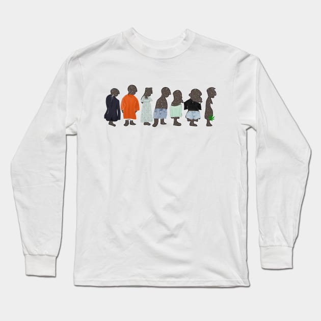 Evolution | Civilization Long Sleeve T-Shirt by artist369